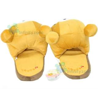 SAN X Rilakkuma Relax Bear Cute Plush Slipper Slippers  