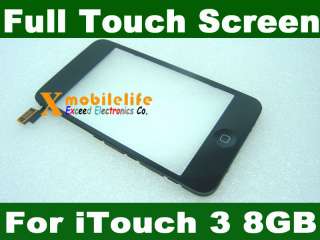 Touch Digitizer Bezel Home Button fr iPod Touch 3rd 8GB  