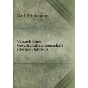   (German Edition) (9785875077203) Carl Brinkmann Books