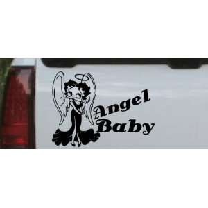 Betty Boop Angel Baby Cartoons Car Window Wall Laptop Decal Sticker 