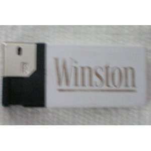 Winston Cigarette Tobacco Lighter [White with Eagle on Back]
