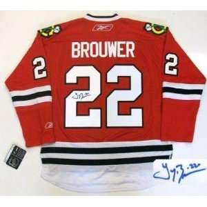 Autographed Troy Brouwer Jersey   Chi 2010 Cup  Sports 