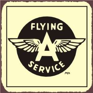   Art Airplane Wings Aviation Tin Metal Retro Tin Sign: Home & Kitchen