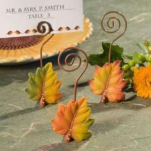  Leaf Design Place Card Holders F8124 Quantity of 432: Home 