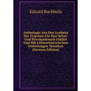   Einleitungen Versehen (German Edition) Eduard Buchholz Books