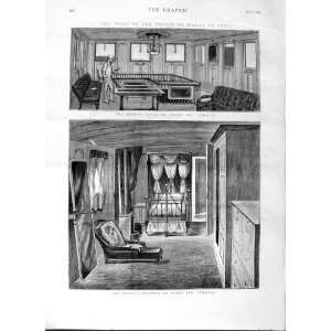   1875 PRINCE WALES SERAPIS SHIP BEDROOM SMOKING DIVAN: Home & Kitchen