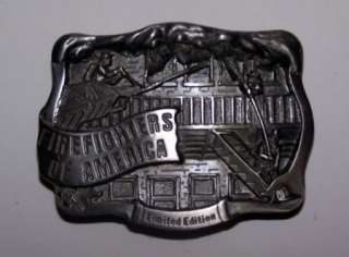 Firefighters of America Limited Edition Belt Buckle Ax  
