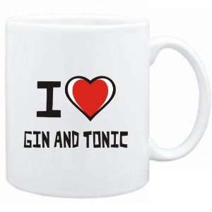    Mug White I love Gin and tonic  Drinks