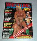 Wrestling Fury Magazine #1 Issue Rare 1986 Ric Flair
