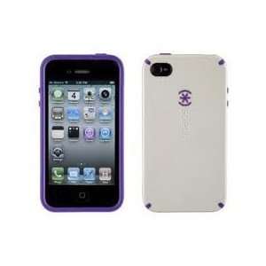   Case White/Purple for Iphone 4 (For AT&T): Cell Phones & Accessories