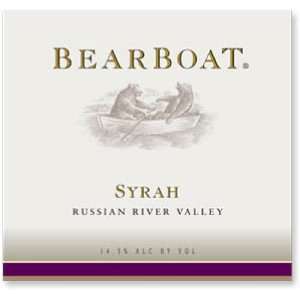  2009 Bearboat Russian River Syrah 750ml Grocery 