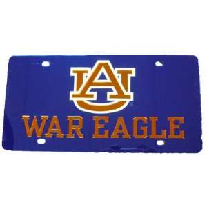  Auburn Tigers Nvy Au War Eagle Lic Plat