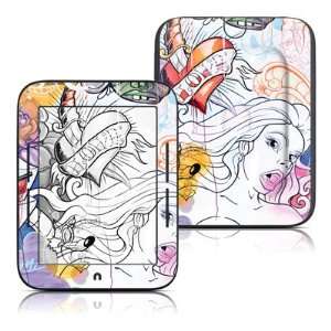 Big Bad Wolf Design Protective Decal Skin Sticker for Barnes and Noble 