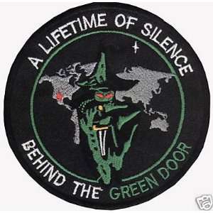   UFO Alien Research Behind the Green Door 4 Patch: Sports & Outdoors