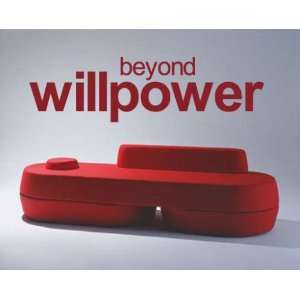 Beyond Willpower Sports Vinyl Wall Decal Sticker Mural Quotes Words 