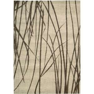   NAT 128.70Woven Textures Willow Branch Wool Rug Furniture & Decor
