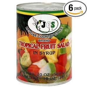 JCS Fruit Salad Tropical, 20 ounces: Grocery & Gourmet Food