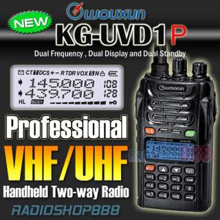 WOUXUN KG UVD1P Dual Band Transceivers + FM Radio NEW  
