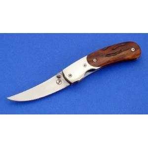  William Henry Knives T08 A Persian Amber Bone Pocket Folder Knife 