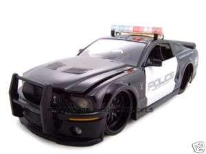 2007 SHELBY MUSTANG GT 500 POLICE 1:24 DIECAST JADA  