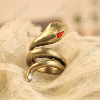 Design Vintage Personality Lovely Snake Fashion Ring 5074 US Size 5½ 