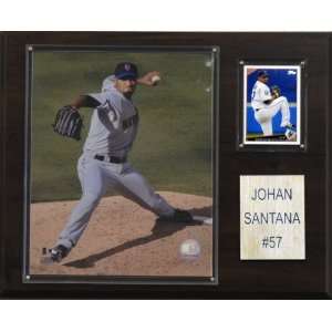 MLB Johan Santana New York Mets Player Plaque: Sports 