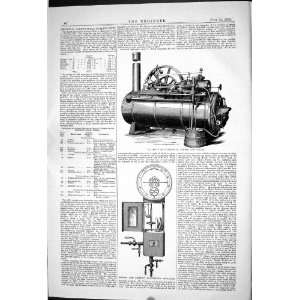  1869 CAMERON SELF CONTAINED ENGINE BOILER ASHTON STOREY 