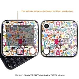   Sticker for Verizon Nokia 7705 Twist case cover twist 246 Electronics