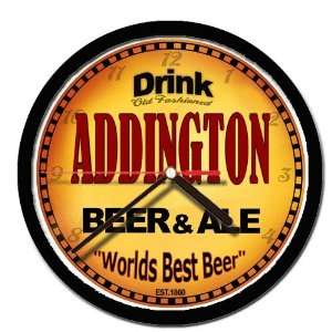  ADDINGTON beer and ale wall clock: Everything Else