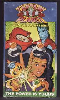 CAPTAIN PLANET: THE POWER IS YOURS (1991  VHS) Whoopi Goldberg/Jeff 