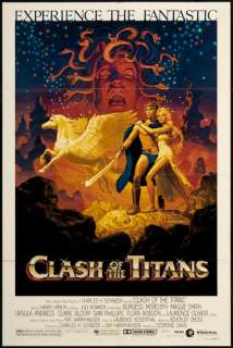 Clash of the Titans 1981 Original U.S. One Sheet Movie Poster  