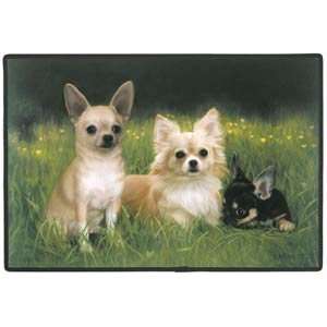  Chihuahua Trio Doormat Patio, Lawn & Garden