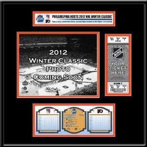 NHL 2012 Winter Classic Ticket Frame Jr