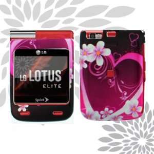    Purple Love   LG LX610 Lotus Elite Case Cover (NOT FOR LG LOTUS 