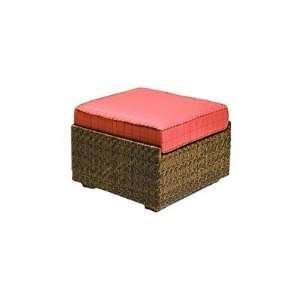   Woodard Domino Salamander Wicker Patio Ottoman Patio, Lawn & Garden