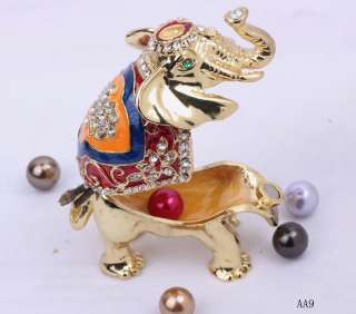 13 Styles Animal Crystal Jewelry Jewellery Enamel Trinket Ring Gift 