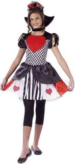 Queen of Hearts Child Costume Wonderland Evil Queen  