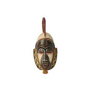  NOVICA Hausa wood African mask, Family Values Home 
