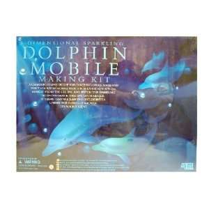  3 D Sparkling Dolphin Mobile Making Kit Toys & Games