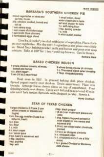 Houston Ladies Tennis Assoc. Recipes Cookbook HLTA Texas Fundraiser 