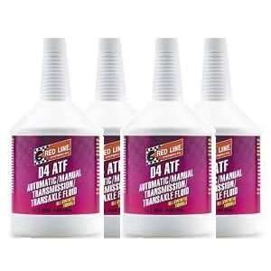  Red Line D4 ATF Automatic Transmission Fluid  Pack of 4 