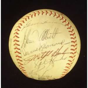  Catfish Hunter Autographed Baseball   1974 As 29 ~ ~PSA 