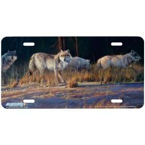 6528 Border Patrol Wolf License Plate Car Auto Novelty Front Tag by 