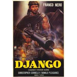  Django Strikes Again (1987) 27 x 40 Movie Poster Turkish 