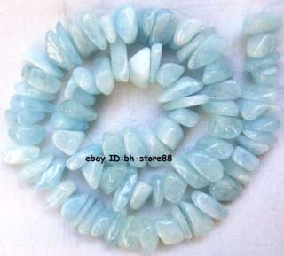 11 15mm natural Aquamarine freeform chips 16  