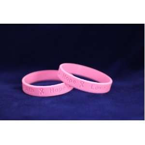    Pink Silicone Bracelets (Retail)  Adult Size: Everything Else