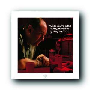  Tony Soprano iQuote 16x16 Poster PAR45703
