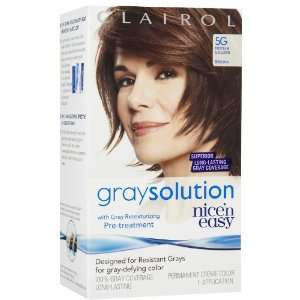   Easy Gray Solution005G Medium Golden Brown: Health & Personal Care