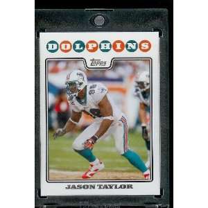 2008 Topps # 214 Jason Taylor   Miami Dolphins   NFL Trading Cards in 
