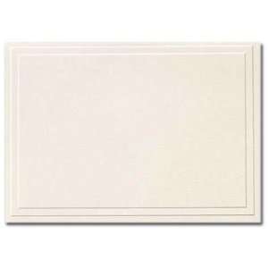    Image Shop 161642 Triple Embossed Ivory Note Cards
